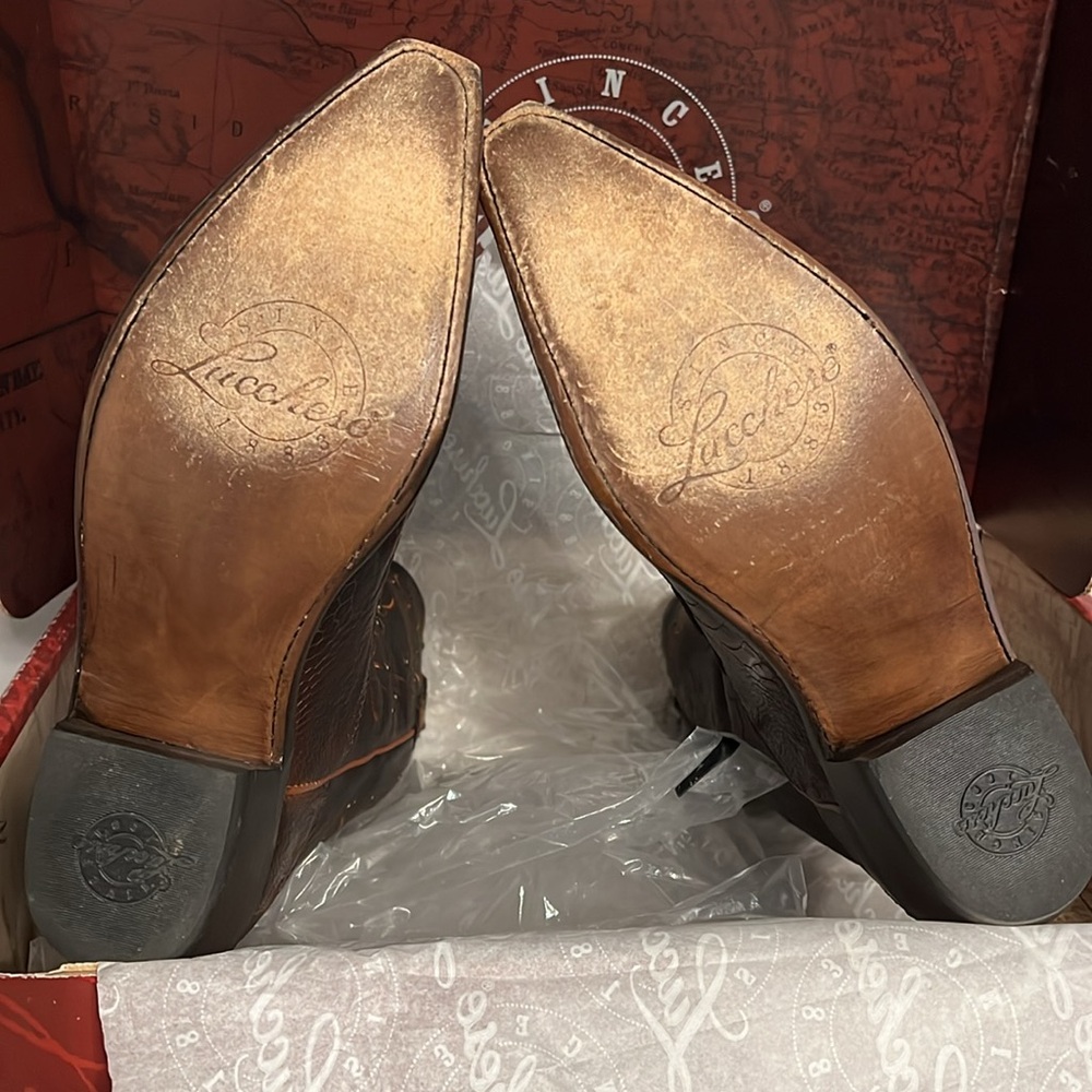 Lucchese Ostrich Boots - Picture 4 of 6